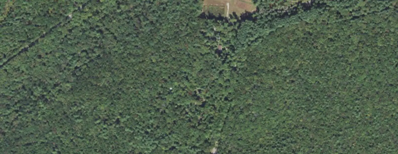 Satellite view of Pine Grove Furnace State Park Campground, with its 68 sites marked